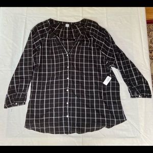 Old Navy Women’s Plaid Top